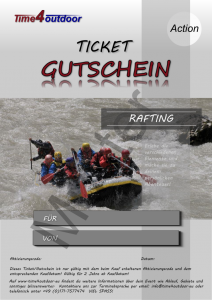 Gutschein Rafting