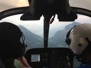 Helikopterflug Bündnerland